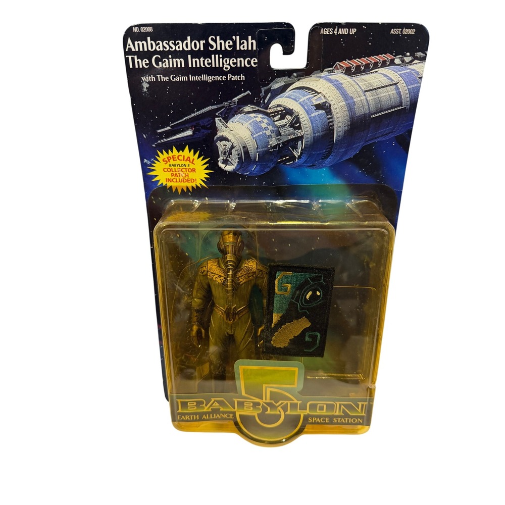 Babylon 5 G'Kar Action Figure Earth Alliance Space Station Collector Patch New